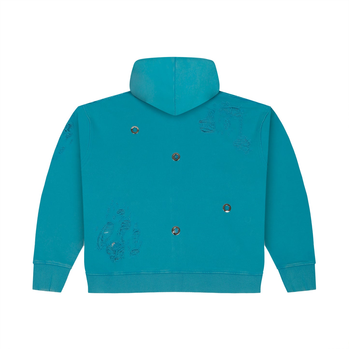 ZIPPER HOODIE - MINERAL “RIVET”