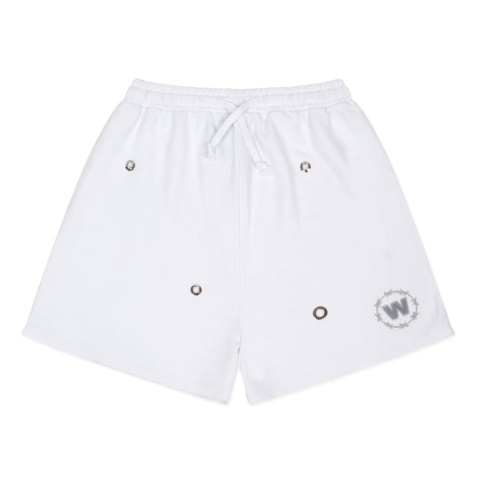SHORTS - WHITE “RIVET”