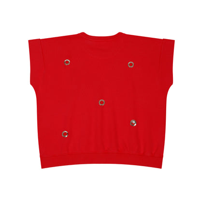 MUSCLE TEE - RED “RIVET”