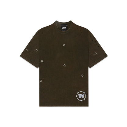 T-SHIRT - OLIVE GREEN “RIVET”
