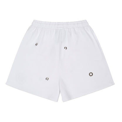 SHORTS - WHITE “RIVET”