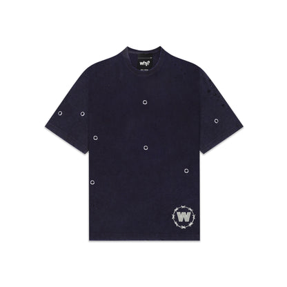 T-SHIRT - NAVY BLUE “RIVET”