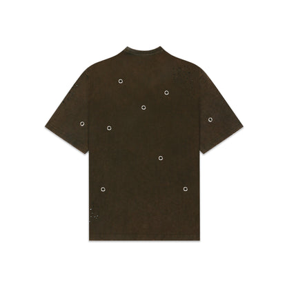 T-SHIRT - OLIVE GREEN “RIVET”