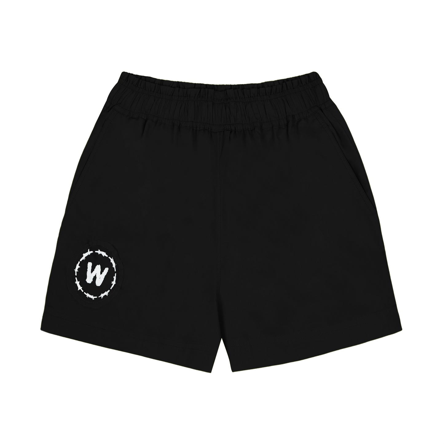 BLACK - SHORTS "HAND PAINTED"