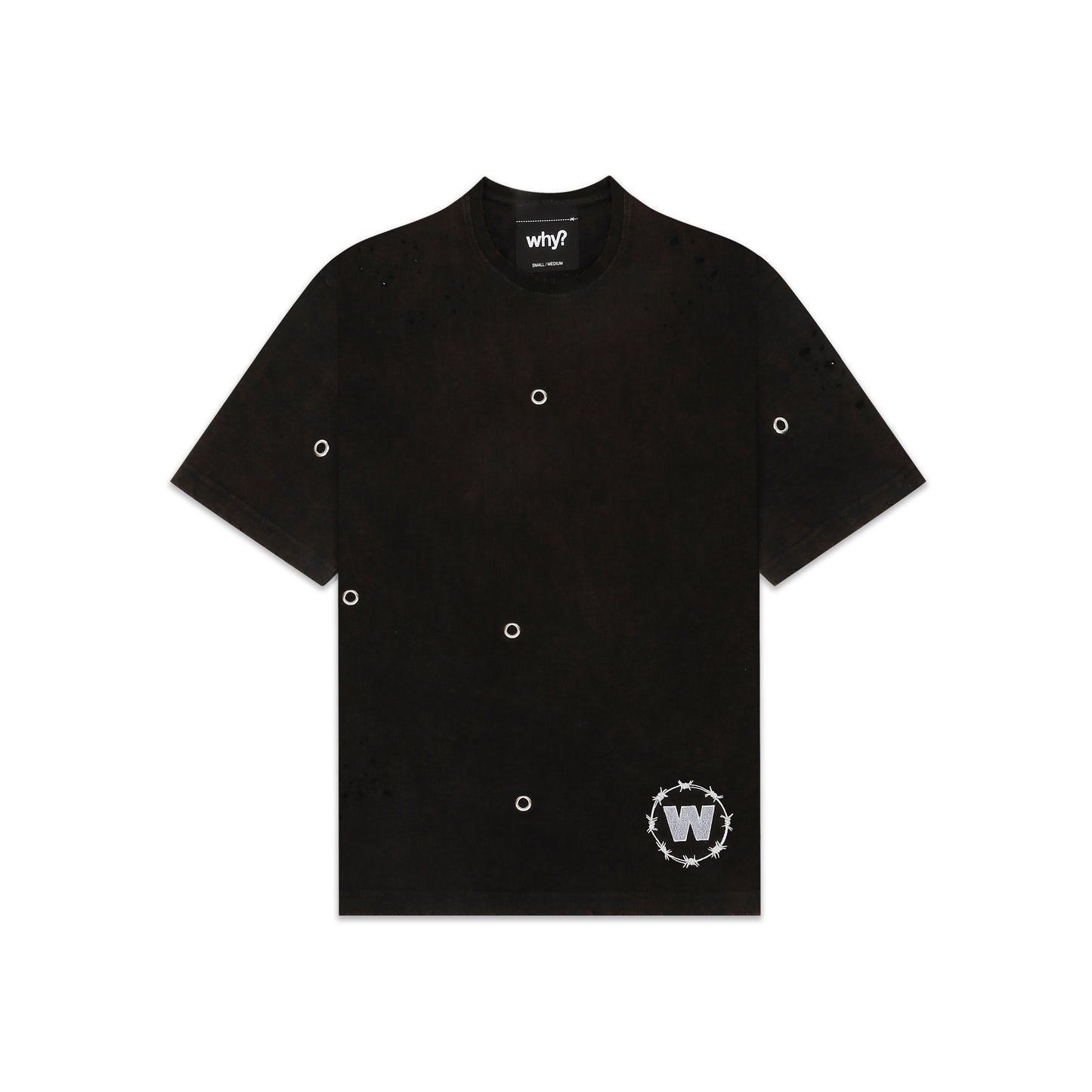 T-SHIRT - CHARCOAL “RIVET”