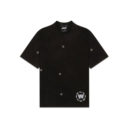 T-SHIRT - CHARCOAL “RIVET”