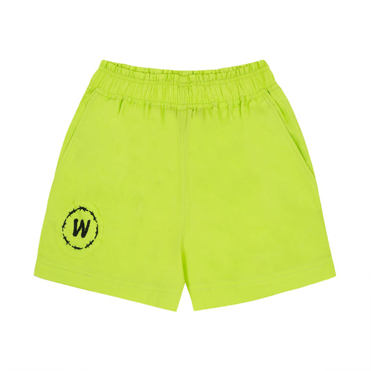 NEON YELLOW - SHORTS "HAND PAINTED"